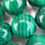Thumbnail: Malachite Polished Round Beads  A-AA-AAA Quality