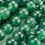 Thumbnail: Green Strawberry Quartz Polished Round Beads