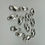 Thumbnail: 925 Sterling Silver Oblong Lobster Clasp Open Jump Ring 18mm - (Each)