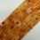 Thumbnail: High-quality orange aventurine quartz frosted round beads, ideal for jewelry design