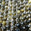 Thumbnail: Gold Sheen Obsidian Faceted Round Beads