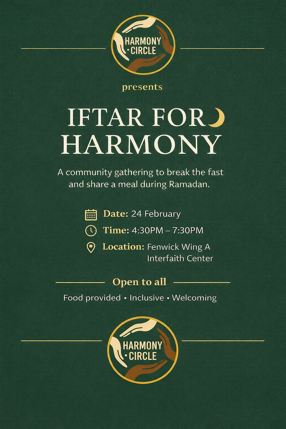 George Mason University Campus Iftar