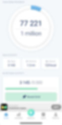 Screenshot of Million Steps app