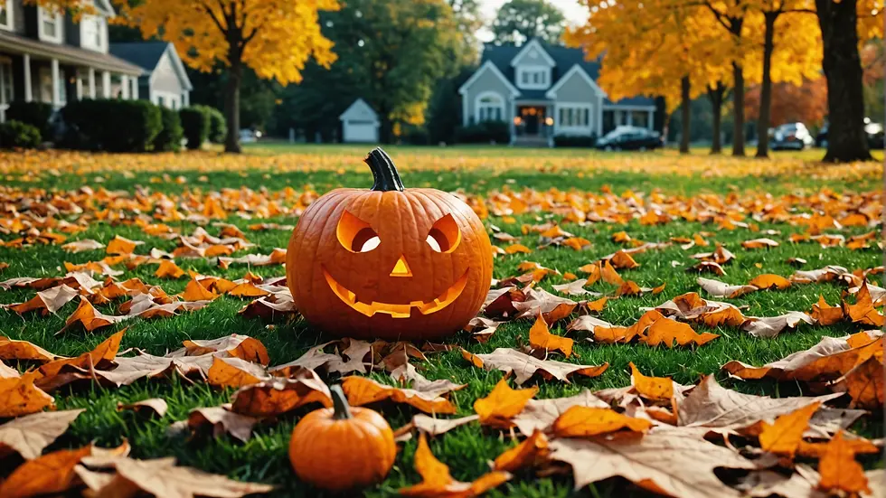 Halloween Decoration Setup