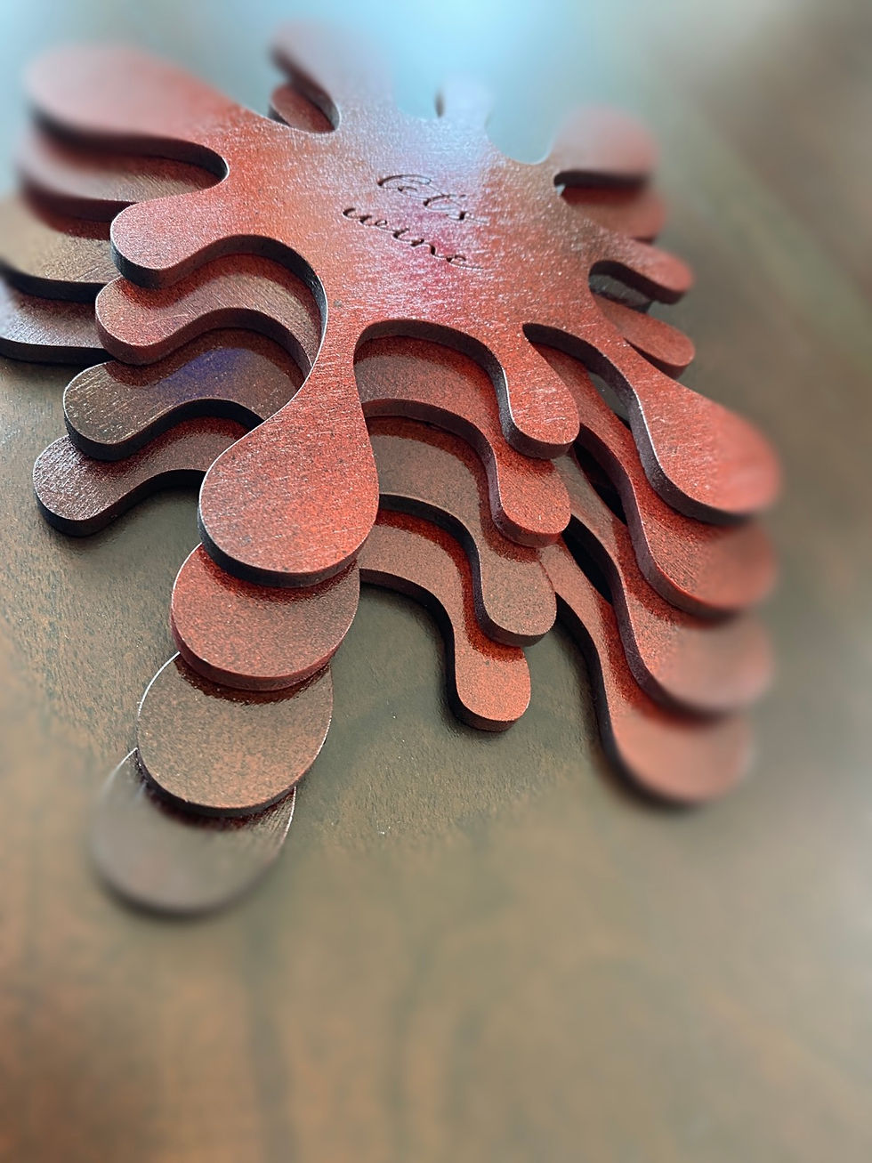 Thumbnail: Wine splash coaster 4 units