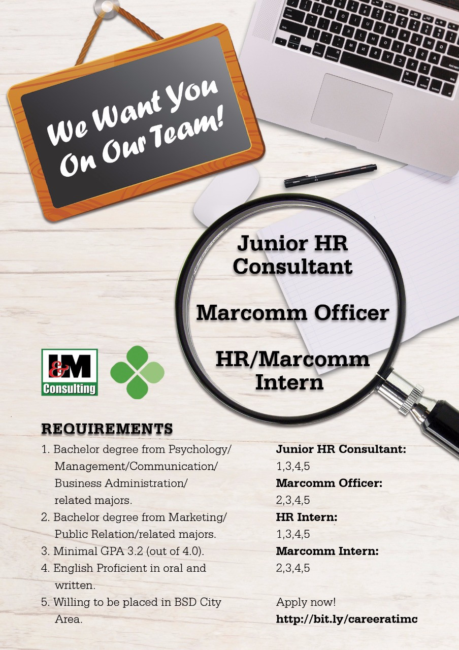 Iklan Lowongan Pekerjaan IMConsulting