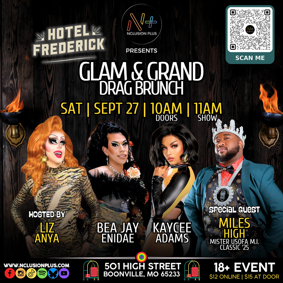 Glam & Grand: Drag Brunch @The Hotel Frederick (Boonville)