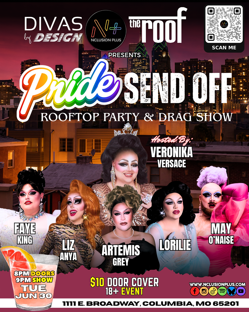 Downtown Drag Stars: Pride Send-Off @The Roof (Columbia)