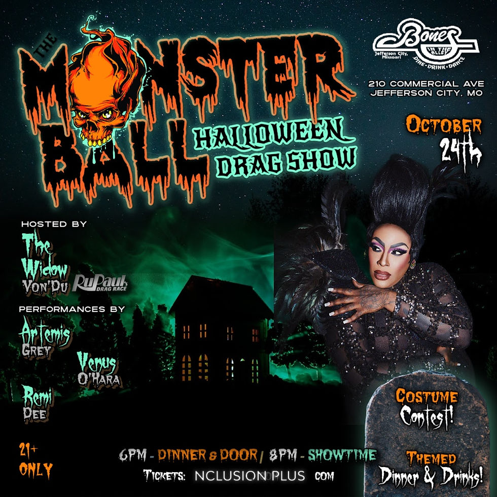 Monster Ball Halloween Drag Show @Bones in the Alley (Jefferson City)