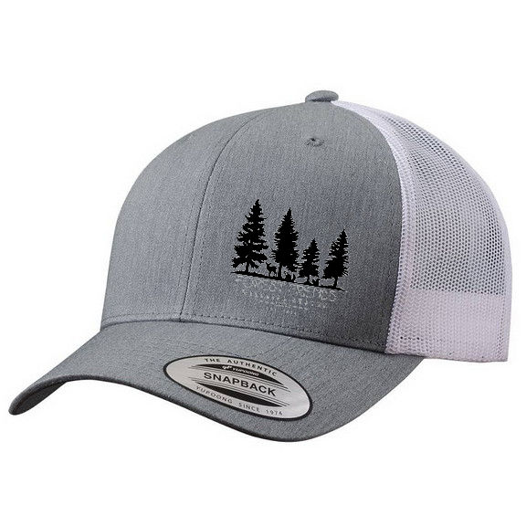 Thumbnail: Adult Retro Trucker Cap/ Offset Logo