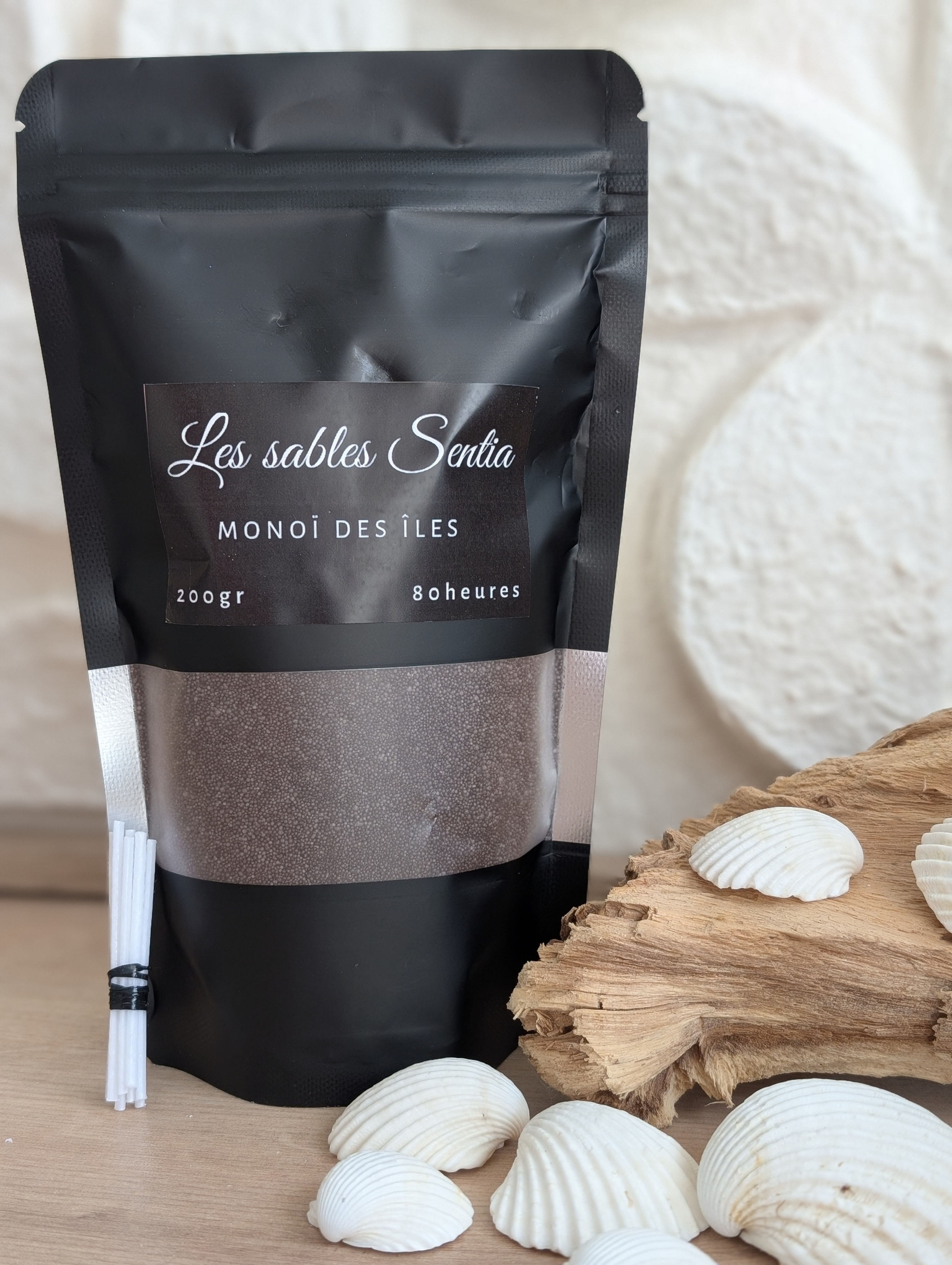 Sable de bougie - Monoï des îles - Marron