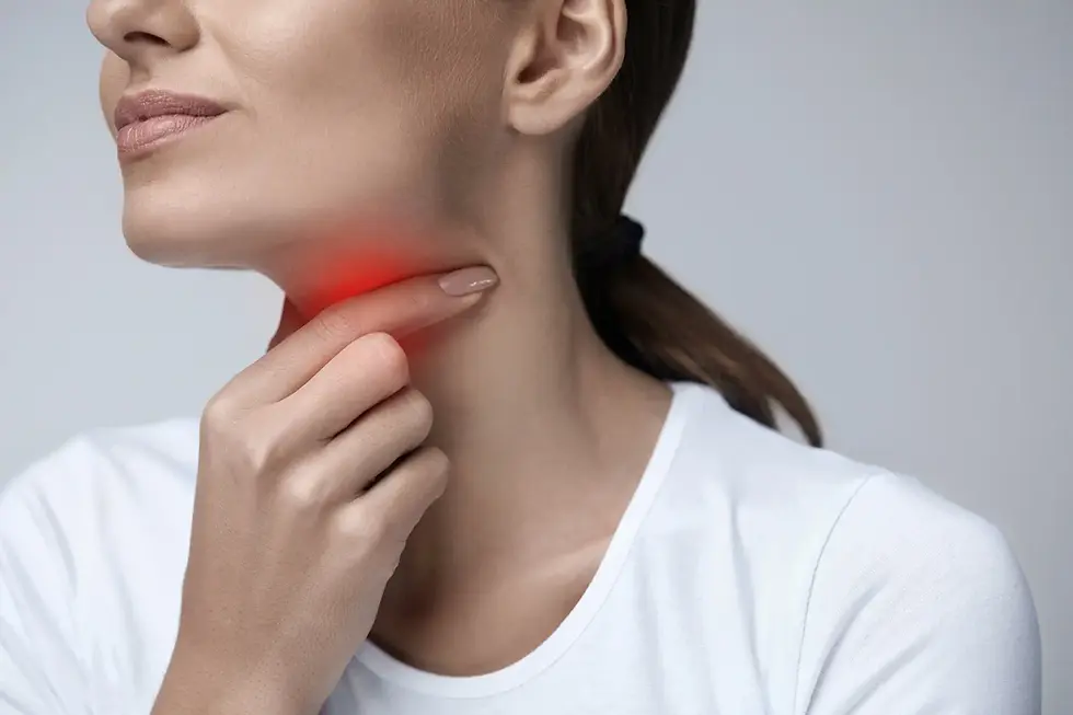 Pharmacist advice for sore throat symptoms