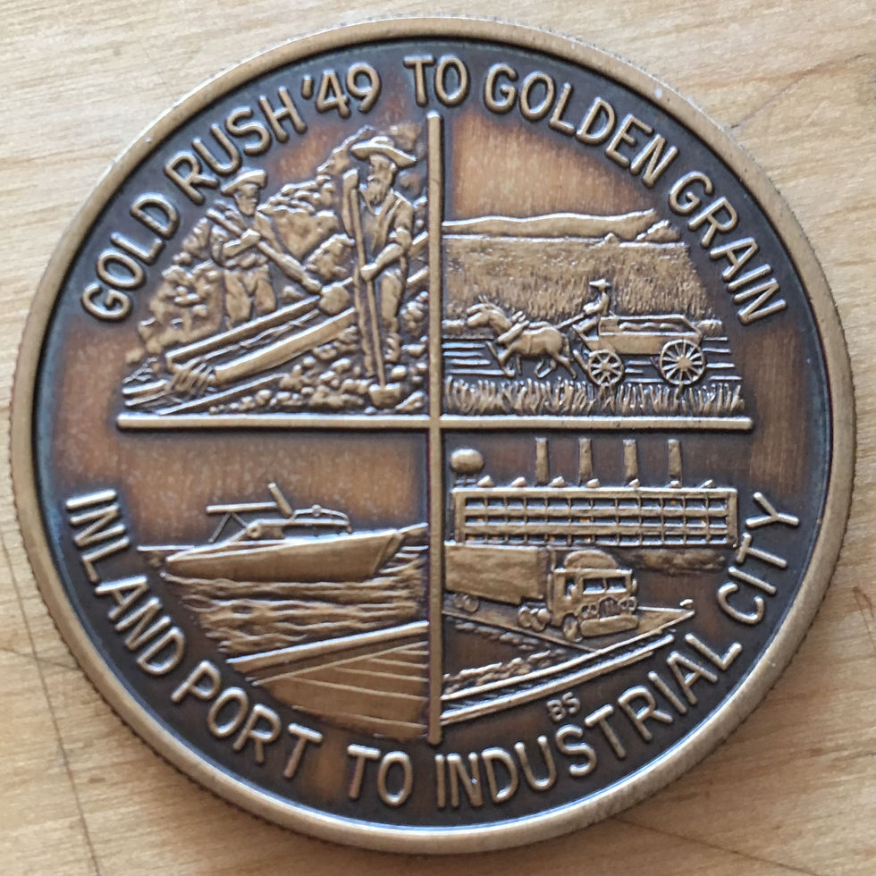 Gold Rush to Golden Grain - Bronze (Oxidized)