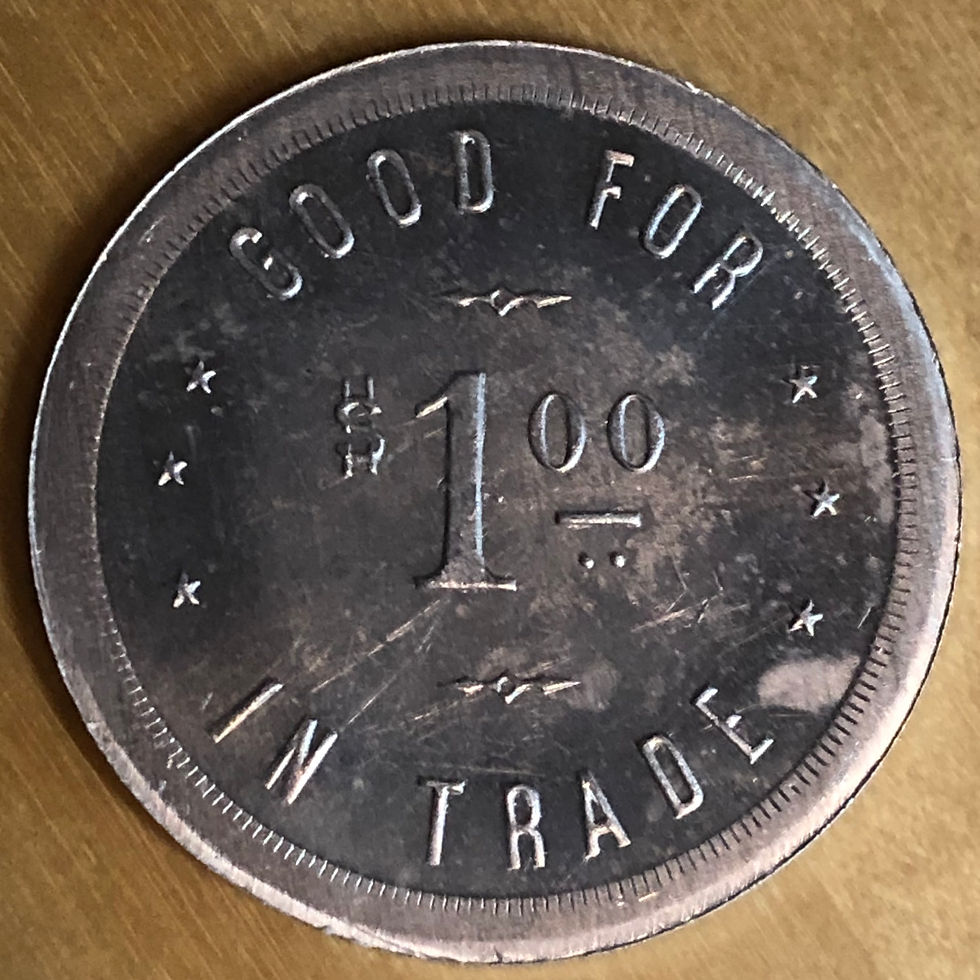 Tod's Card & Billiard Room $1 - ALuminum