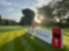 First tee during an England golf tournement