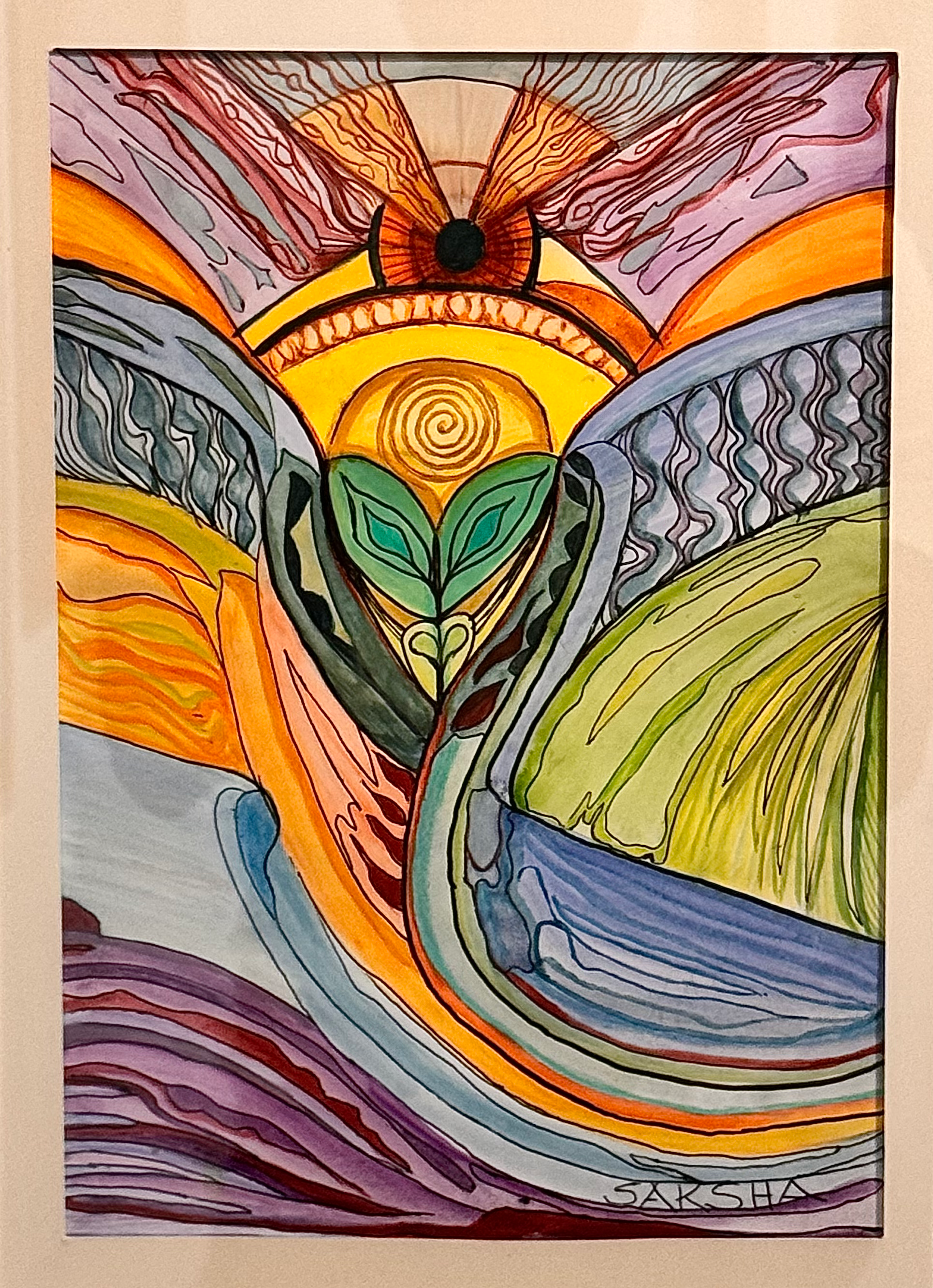 La paz habita en aguas agitadas.