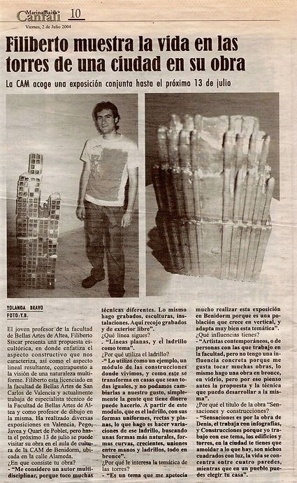 Prensa Exposición Benidorm