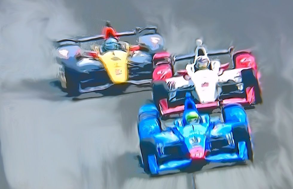 Indy Car Open Wheel Racers
