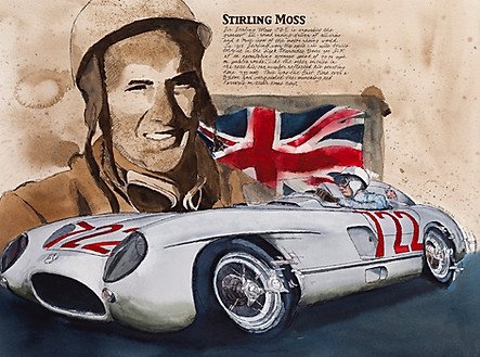 Stirling Moss Mercedes
