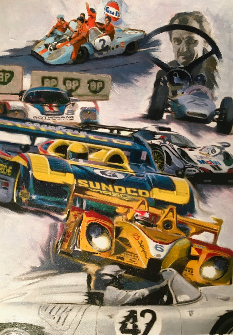 Thumbnail: Porsche Montage Featuring Ferdinand and His Cars