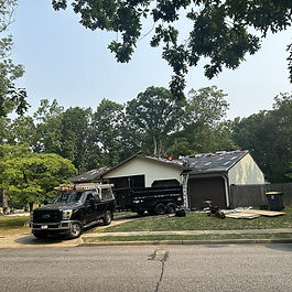 "Roofing professionals from Last Stop Roofing & Home Repair LLC working on an asphalt shingle roof replacement, ensuring quality craftsmanship and durability in Cherry Hill, NJ."
