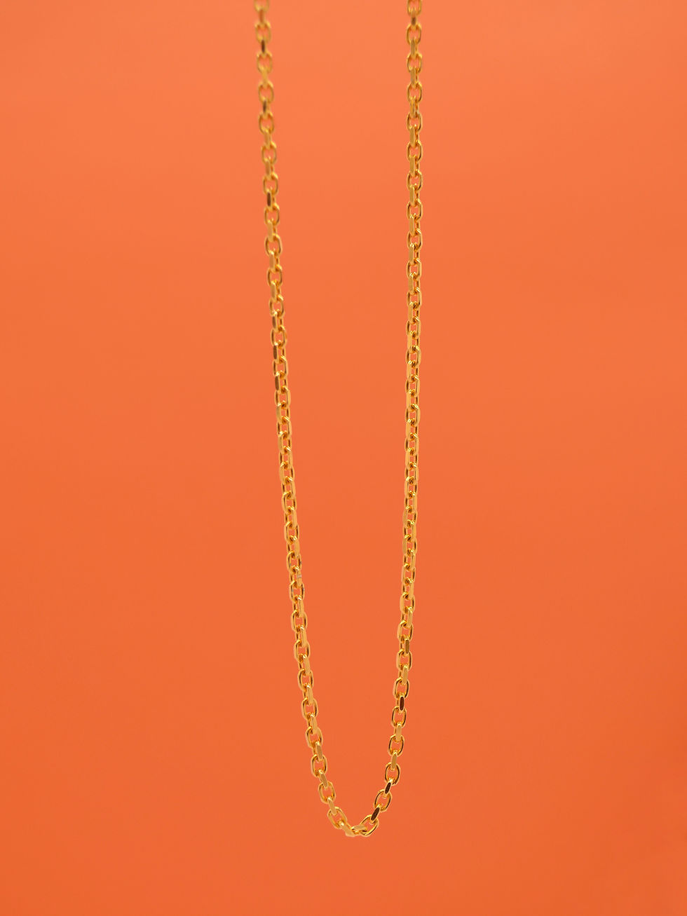 Thumbnail: Diamond cut necklace, 925 silver