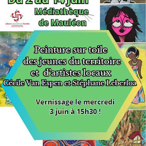 Médiathèque : du 2 au 14 juin, expo du Collectif Souletin