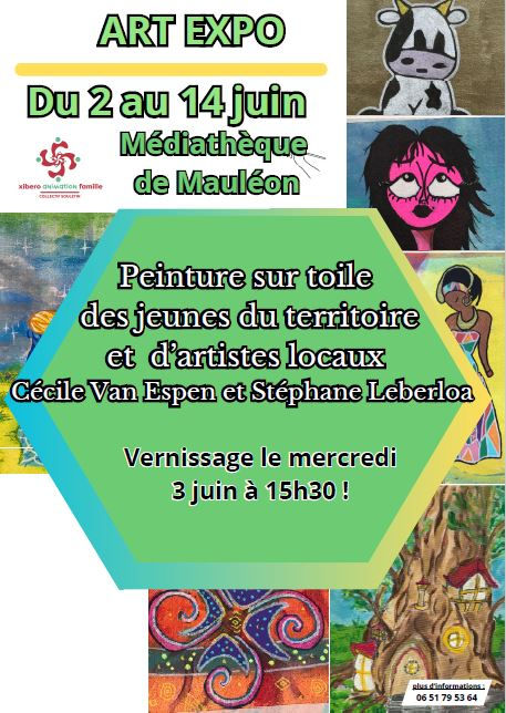 Médiathèque : du 2 au 14 juin, expo du Collectif Souletin