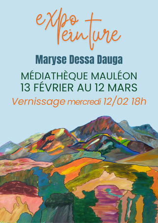Exposition de Maryse Dessa Dauga : du 13 février au 12 mars 2025 à la médiathèque