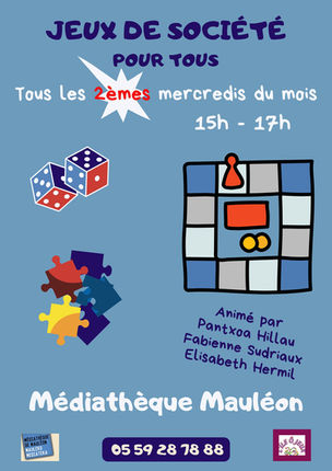 Médiathèque : après-midi jeux de société