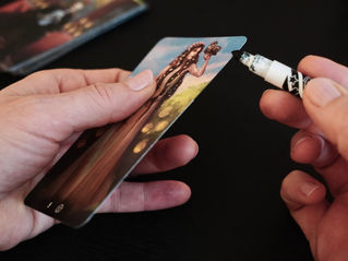 Edging you tarot deck - DIY