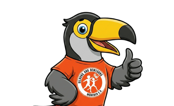 Tuki als Leitfigur des Programms Physical & Mental Health für Kinder