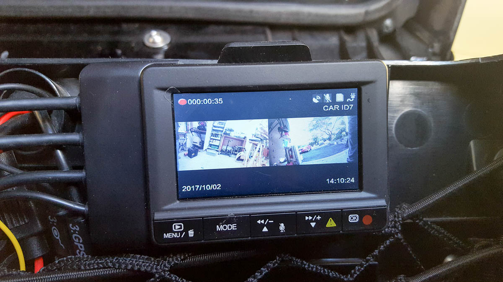 INNOVV K1 motorcycle camera system installation on 2008 Goldwing