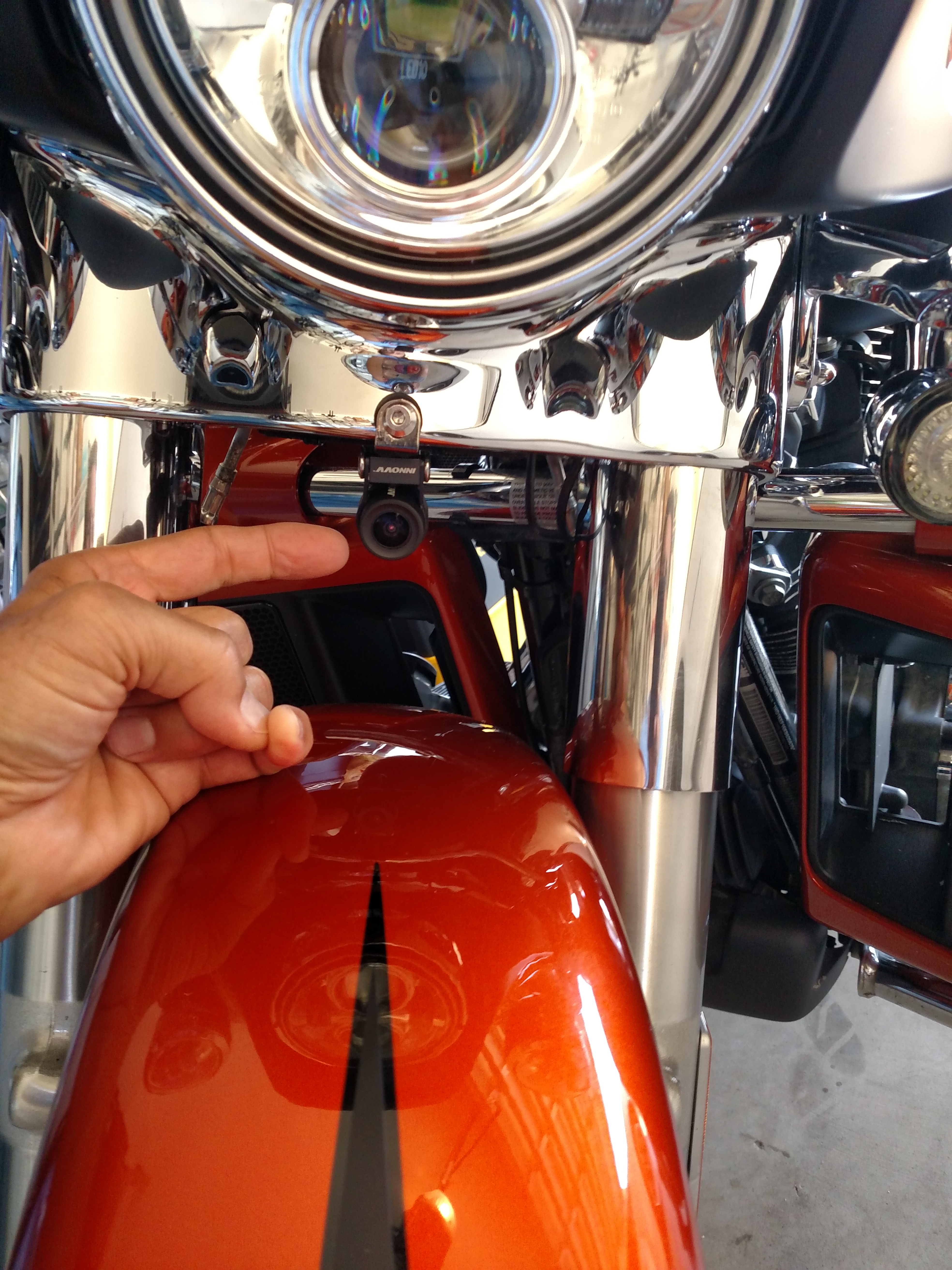 INNOVV K2 Motorcycle Camera Installed on Harley-Davidson Ultra LImited