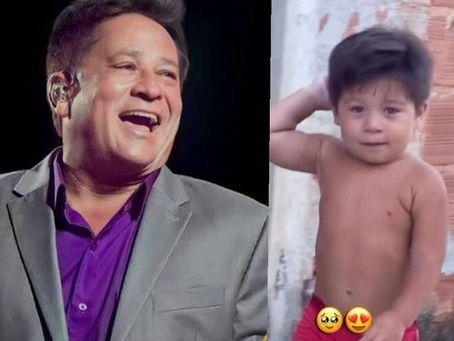 Garotinho viraliza nas redes sociais por semelhança impressionante com o cantor Leonardo