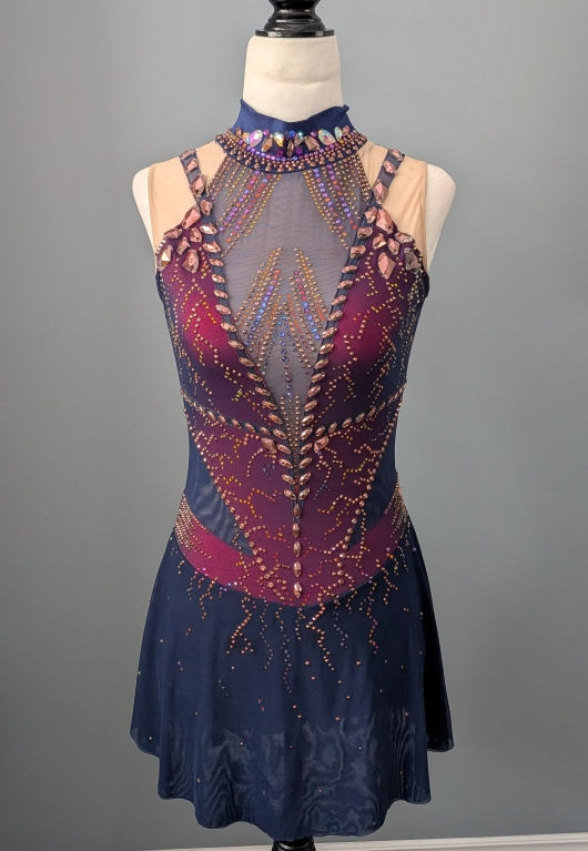 Midnight Passion – Competition Figure Skating Dress