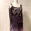 Thumbnail: Aubergine and Grey figure skating dress XS/S