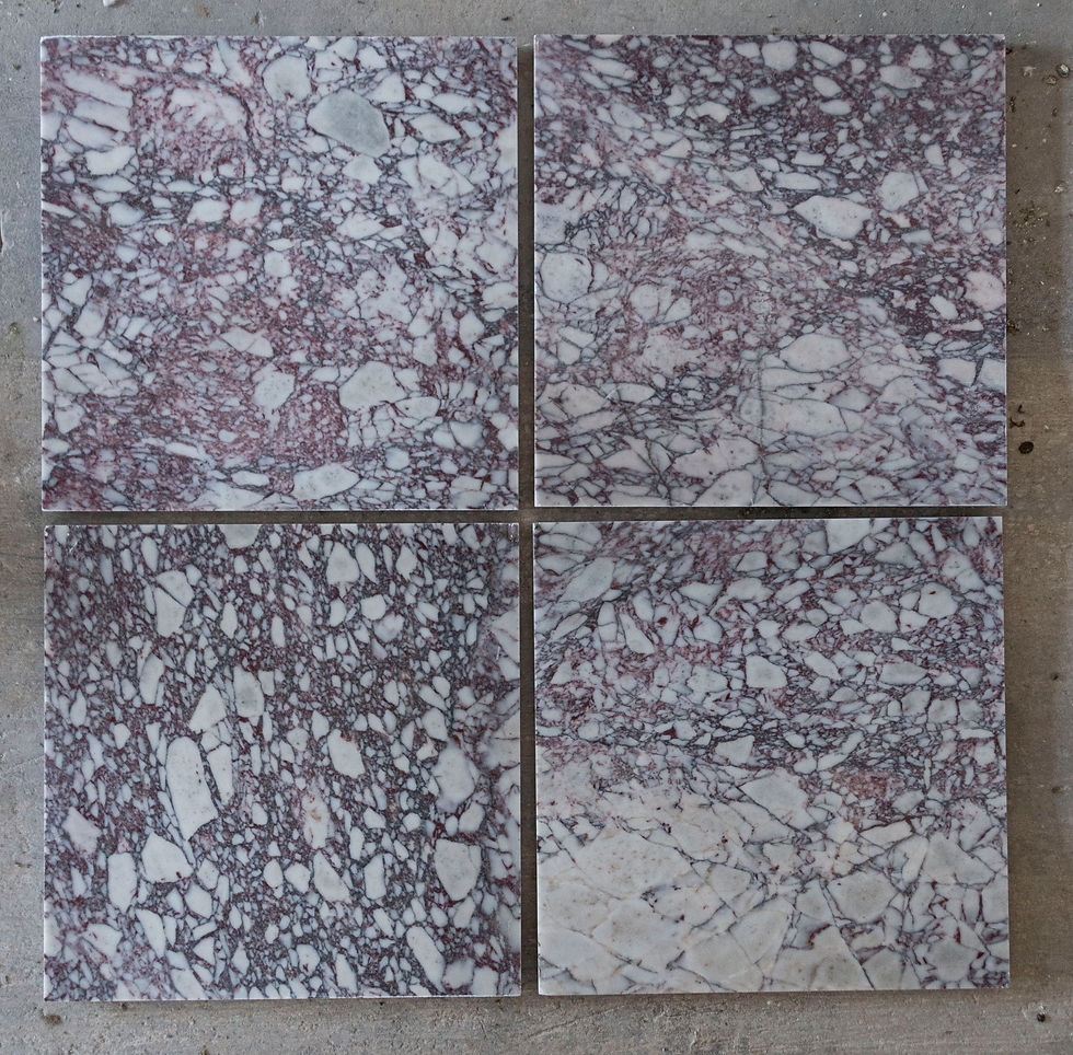 Thumbnail: Violet Purple White Marble Tile