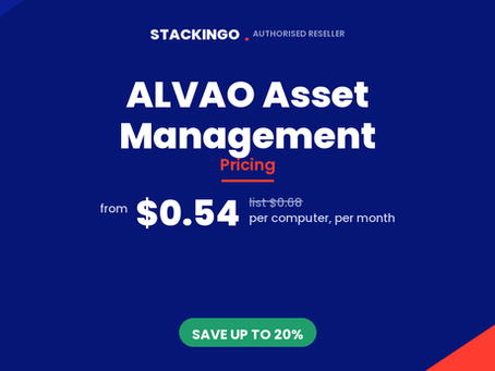 ALVAO Asset Management Pricing - $0.54 per computer per month from Stackingo