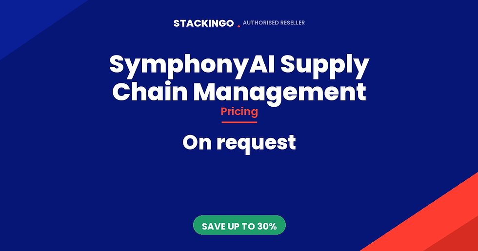 SymphonyAI Supply Chain Management Pricing - price on request from Stackingo