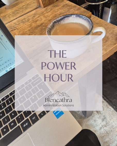 The Power Hour - Do you need focused help to get things moving?