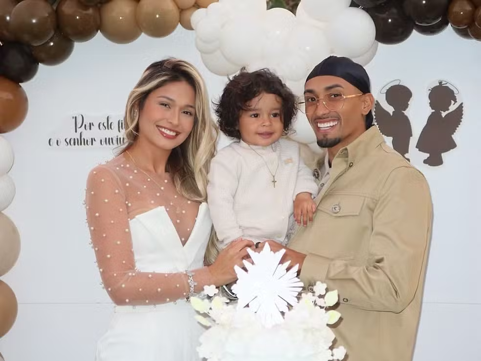 Natalia Rodrigues Belloli, Raphinha e o filho Gael