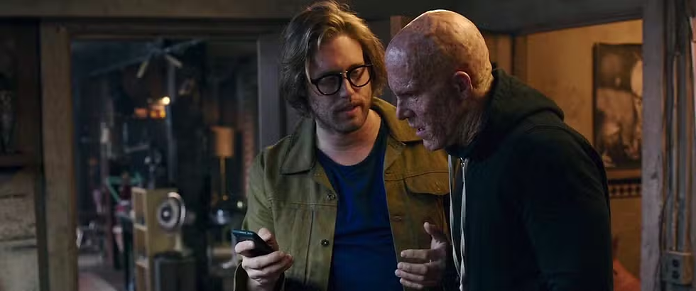 Ryan Reynolds e T.J. Miller em 'Deadpool'
