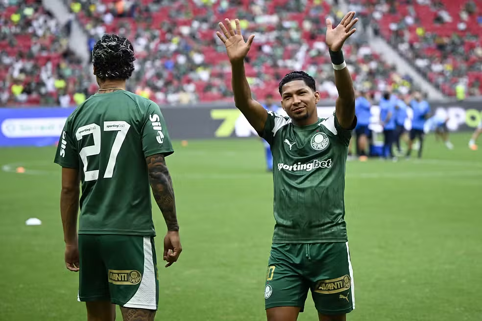 O atacante Rony está perto de deixar o Palmeiras após aceitar uma proposta do Atlético-MG