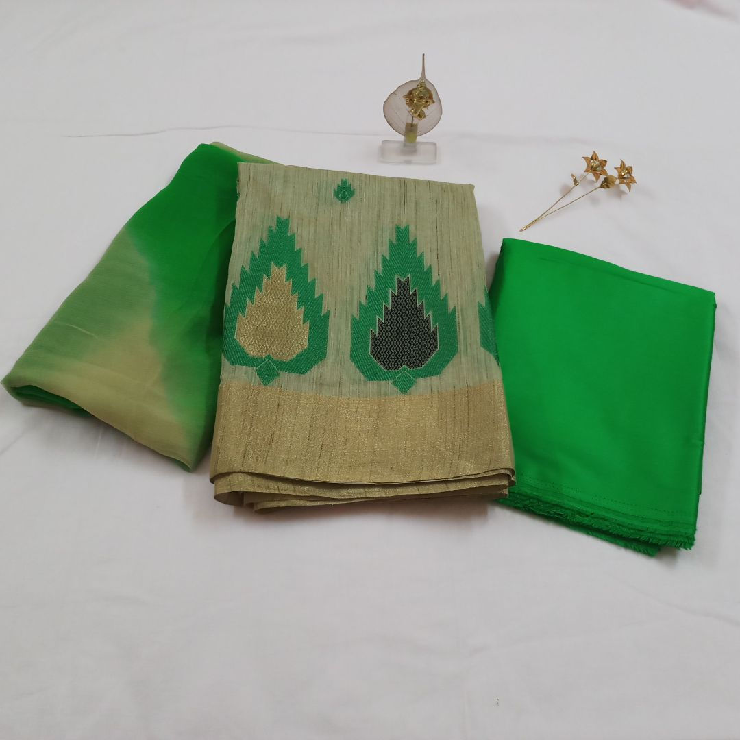 Chanderi cotton dress material .2.5 m each.