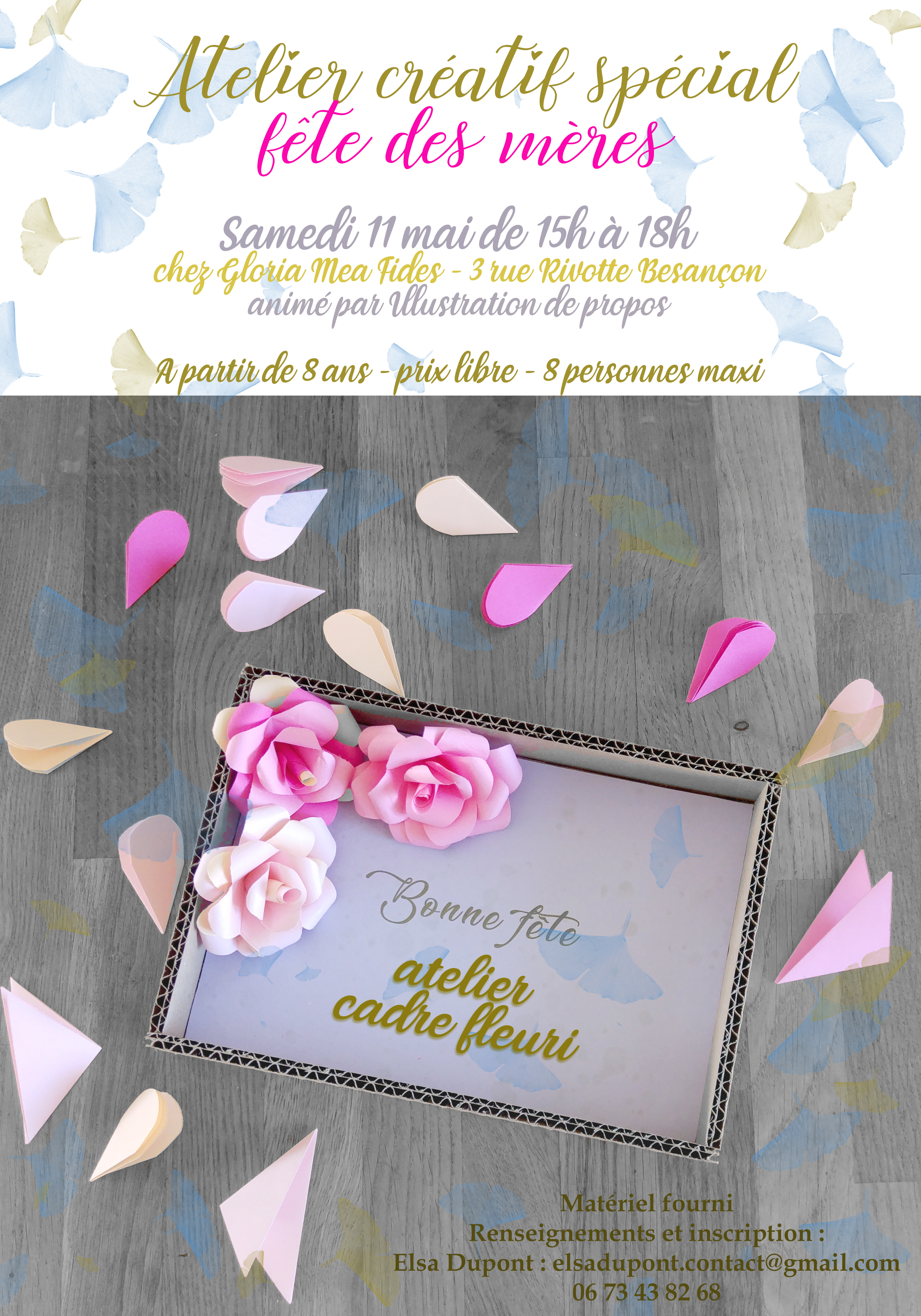 affiche atelier créatif