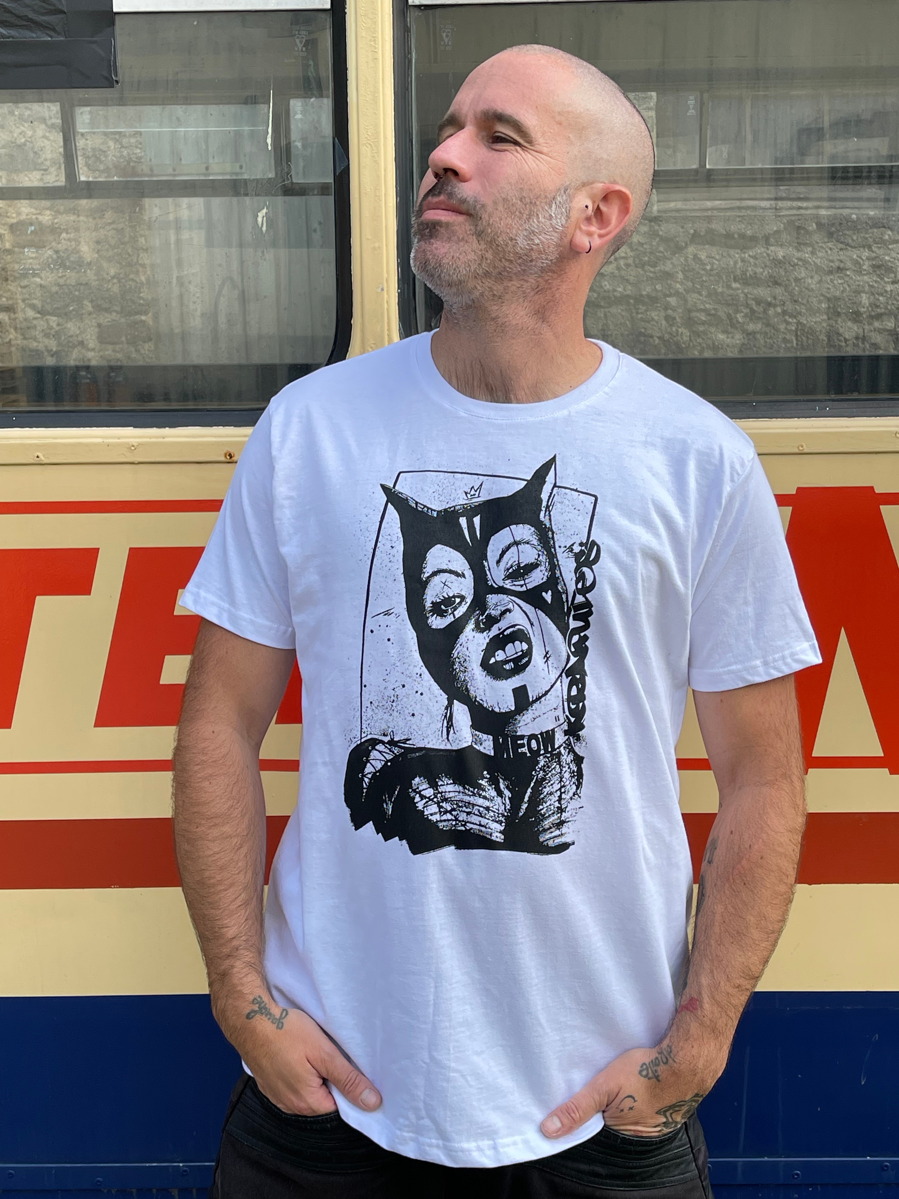 TS Catwoman Blanc Hommes by Hord