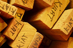 Wood/Machines/Material