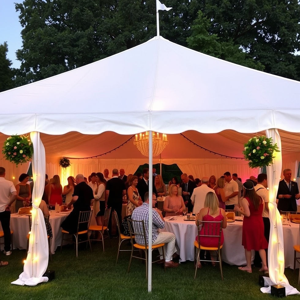 How long does it take to set up a marquee?