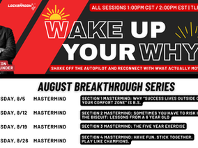 Agent Development Opportunities for the week of August 25th - 29th